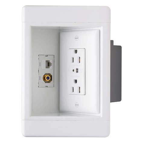 did electrical tv box|recessed outlet box home depot.